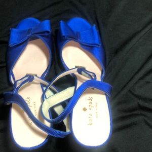 Kate Spade Satin Strappy wedges